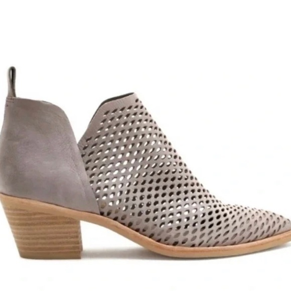 Dolce Vita Sher Perforated Bootie in Grey - Picture 1 of 6